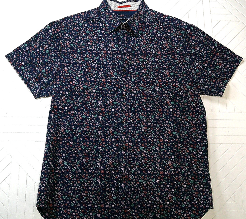 Denim And Flower Comfy Leisure Wear Vacation Summer-Small Floral Print Medium